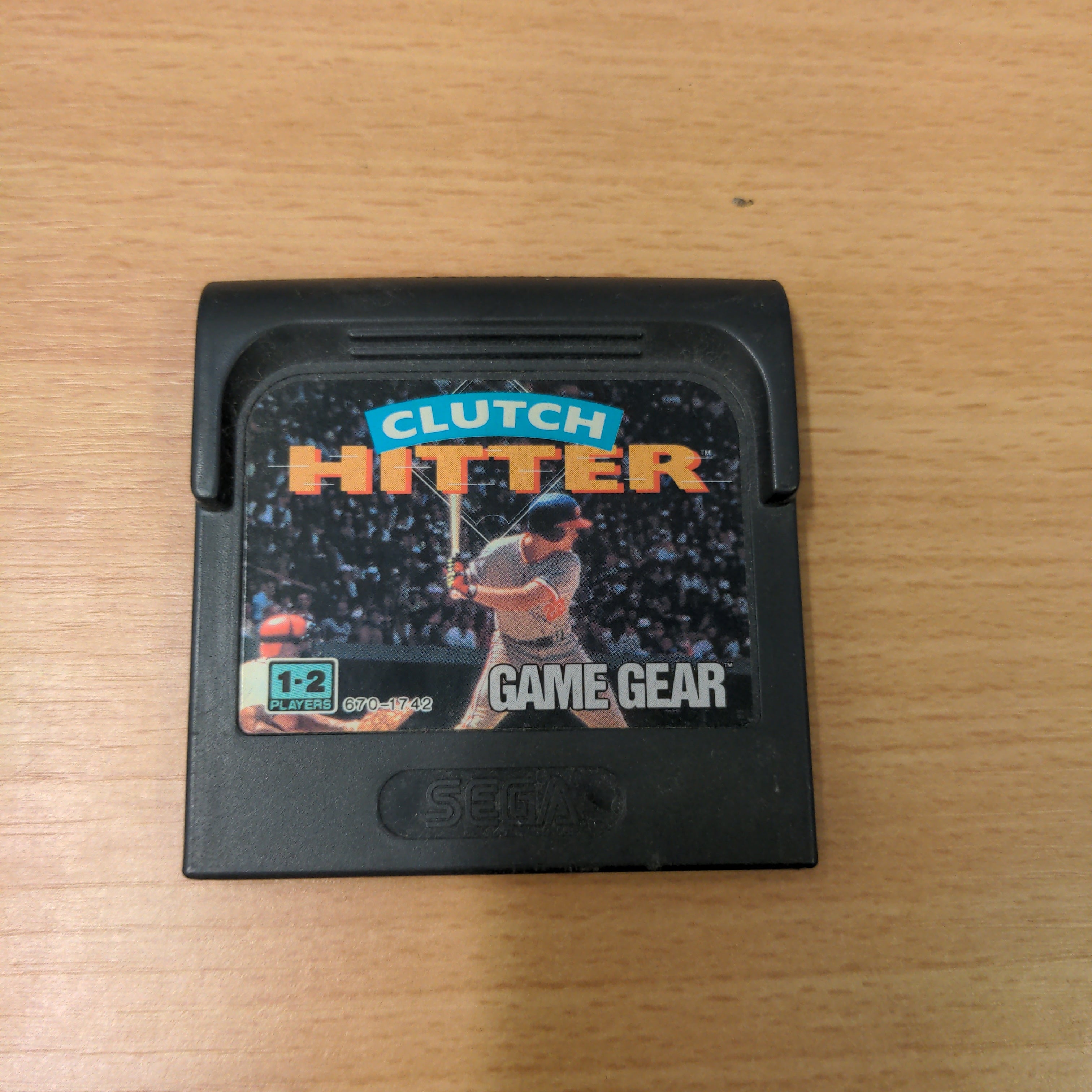 Clutch Hitter Sega Game Gear game cart only Clutch Hitter Sega Game Gear game cart only